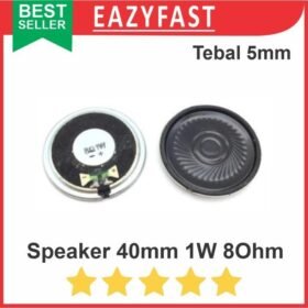 Speaker 40mm 1W 8Ohm Bulat Audio utk Amplifier Ampli mini PAM PAM8403