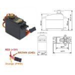 Motor Servo RC MG995 Half Metal Gear 180 Degree Sudut Derajat Drajat 10kg/cm Mini Micro Gearbox Gear Box MG995 MG 995 Tower Pro TowerPro - Image 2