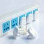Cover Tutup Pelindung Pengaman Terrminal Stop Kontak Colokan Listrik PLN Bayi Anak Safety Child Proof Socket EU Plug Outlet Steker - Image 2
