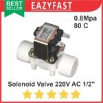 Selenoid Solenoid Valve AC 220V 1/2 inch Water Keran Kran Air Elektrik