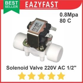 Selenoid Solenoid Valve AC 220V 1/2 inch Water Keran Kran Air Elektrik