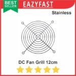 Fan Grill 12cm 120mm Ram Kawat Besi Pelindung Tutup Kipas DC PC Case