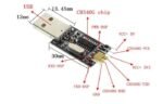 Modul USB to Serial TTL Converter CH340 CH 340 UART RX TX Adapter Arduino RS232 RS 232 Module - Image 2