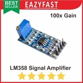 LM358 Gain Signal Amplifier Module 100x 5-12v DC Penguat Sinyal Sensor