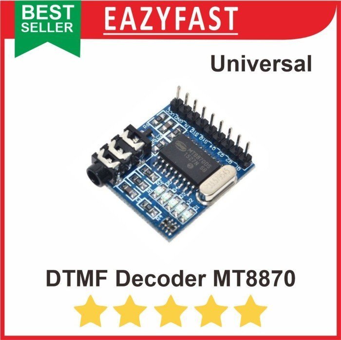 ginee_20241129092440065_8873739517.jpeg MT8870 DTMF Decoder Receiver Module Voice Call Phone Audio Decoding - Image 1