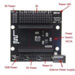 NodeMCU Lolin Lua Wifi Development Breakout Base Board Plate Shield - Image 4
