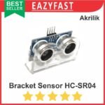 Bracket dudukan Sensor Tempat HCSR04 Ping Ultrasonic Jarak Akrilik