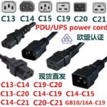 Socket AC UPS C13 IEC Connector Power Plug C14 Female CPU PC Panel - Image 3