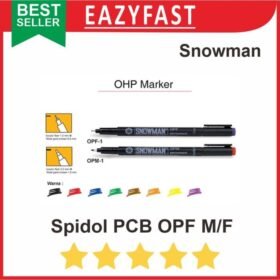 Spidol Permanent Pulpen Marker Snowman OHP OPF OPM F M Fine Medium