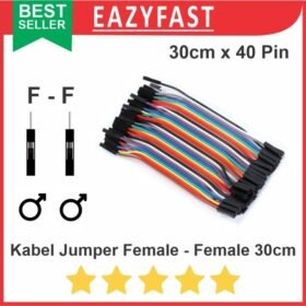 Kabel Jumper Female to Female 30cm 30 cm 40p 40 Pin Pcs Arduino Dupont