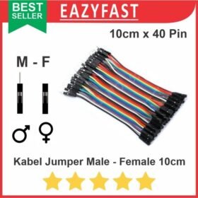 Kabel Jumper Male to Female 10cm 10 cm 40p 40 Pin Pcs Arduino Dupont