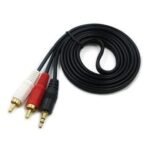 Kabel Aux Audio Jack 3.5 mm to RCA x2 Gold Plated 1.5 meter - Image 2