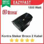 Contra Steker Broco 2 Kabel Colokan Female Kontra Stop Kontak Terminal