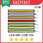 Lampu LED Strip DRL COB Neon Plasma Mobil Motor Waterproof 17cm 12V