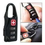 Kunci Gembok Kecil Resleting Tas Koper 104 Seleting 3 Pin Kombinasi Angka Digit Travel Case Lock - Image 3