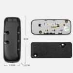 Kunci Gembok Kecil Resleting Tas Koper YF21 Seleting 3 Pin Kombinasi Angka Digit Travel Case Lock - Image 2