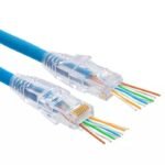Konektor Jack RJ45 Cat5 LAN Ethernet FTP CAT 5 Anti Gagal EZ Vascolink Metal Shield Gold Plated  RJ 45 Male Connector - Image 2