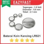 Baterai LR521 AG0 379 1.5v Jam Tangan Kancing Coin Button Battery Cell
