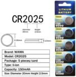 Baterai CR2025 CR 2025 3v Jam Tangan Kancing Coin Button Battery Cell - Image 2