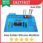Alas Solder Karet Silicone Pad Mat Insulator Anti ESD Panas 45x30cm