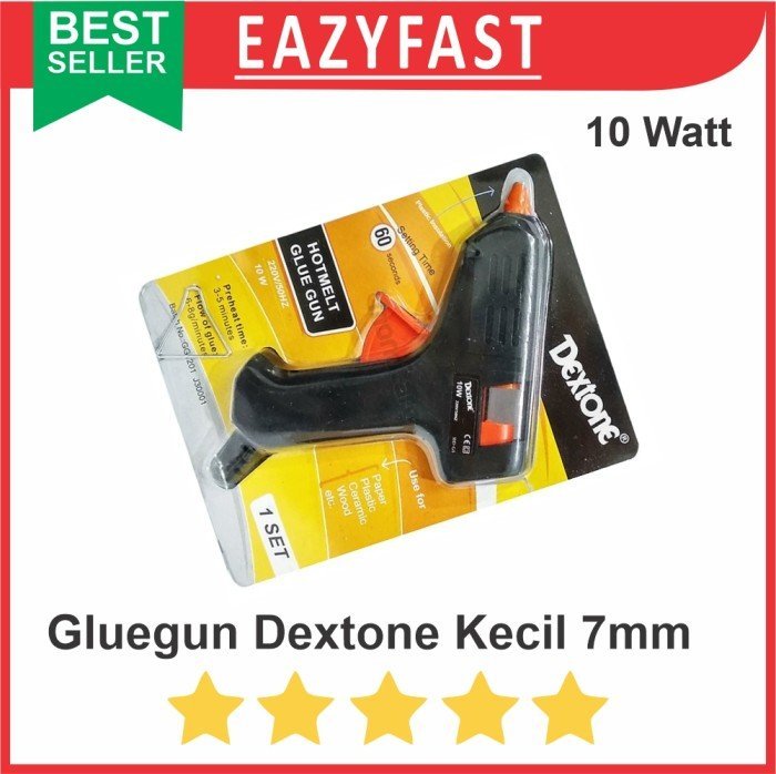 ginee_20241220120828417_9125013799.jpeg Glue Gun Kecil 7mm 10w 10 Watt Glue Stick Lem Lilin Bakar Dextone WDG1 - Image 1
