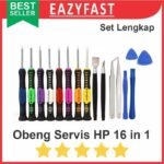 Obeng Set Lengkap Reparasi Servis LCD HP 16 in 1 Repair Screw Driver