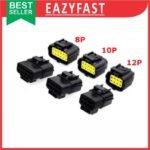 Konektor AMP 6p 6 Pin Kaki Waterproof Connector Anti Air Socket Kabel - Image 3