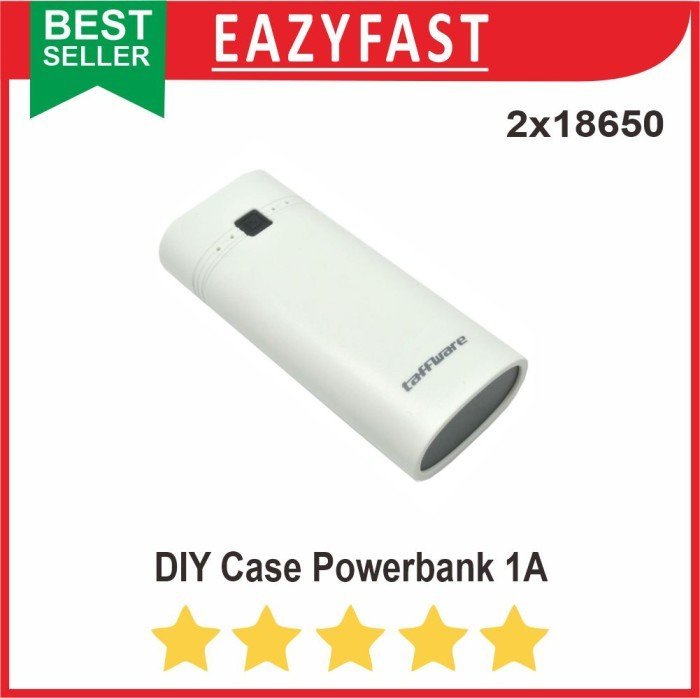 ginee_20241224103430925_9096702665.jpeg DIY Powerbank Power Bank PB 2x 18650 Baterai Kotak Box Case 5v 1A - Image 1