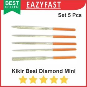 Kikir Besi Diamond Intan Set 5 pcs Jakemy Gundam Model Kit Halus