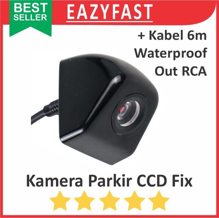ginee_20241227091309499_3723072843.jpeg Sensor Kamera Parkir Fix Mundur Belakang Mobil CCD RCA Rear Car Camera - Image 1
