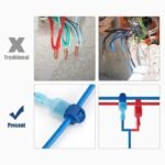 Terminal Quick Connect T Tap Scoth lock Set 120 Jumper Klip T Kabel - Image 2