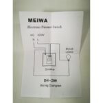 Dimmer Saklar Lampu 220V 600 W Watt AC Potensio SCR PWM Dimer PLN 600W - Image 3