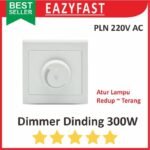 Dimmer Saklar Lampu 220V 300 W Watt AC Potensio SCR PWM Dimer PLN 300W