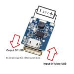 Modul Step Up Mesin Powerbank USB 134N3P Biru 5V 1A DIY PB Power Bank Module Lithium 18650 Overcharge Protection Auto Cut Off Protect Board Blue - Image 2