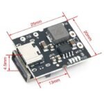 Modul Step Up Mesin Powerbank USB Type C 5V 2A Fast Charge PB Power Bank Module Lithium 18650 Overcharge Protection Auto Cut Off Protect Board Black - Image 2