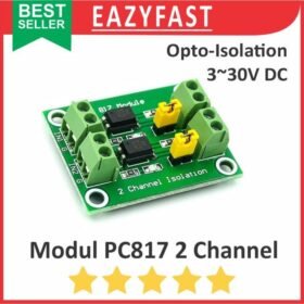 Modul Optocoupler PC817 2Ch 2 Ch Chanel Channel Opto Coupler Interupter PC 817 Isolation Module Isolator Isolated Adapter Converter Board Arduino Compatible