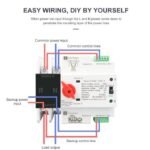 ATS Automatic Transfer Switch 2P 4P Saklar Auto Otomatis PLN Genset AC - Image 2