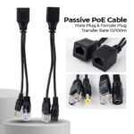 Kabel POE Splitter Injector Set LAN CCTV RJ45 Network Jack Power On Over Ethernet NVR Split Inject - Image 3