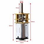 Mini Motor Dinamo DC Metal Gearbox N20 Micro 3-6V High Torque Gear Box - Image 2