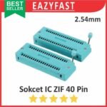 ZIF ZIP Socket 40p 40 Pin 40Pin DIP Dudukan IC Atmega 16 32 8535