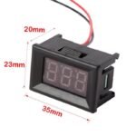 Voltmeter Digital DC 0.36" Inch 2 Kabel Wire Volt Meter Kecil Mini - Image 3