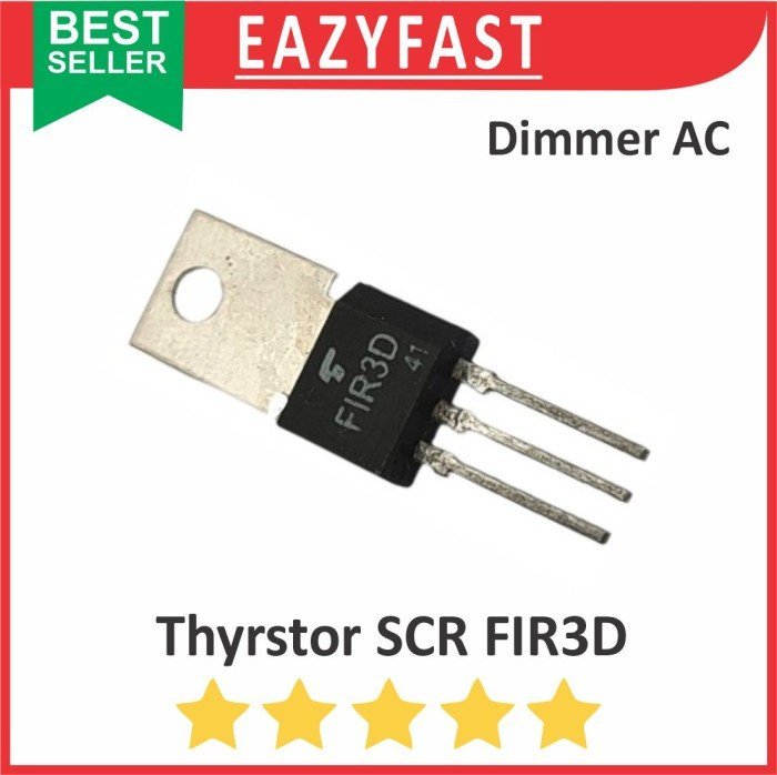 ginee_20250217162439205_2983314924.jpeg SCR Thyristor FIR3D FIR 3D Dimmer PWM Listrik PLN AC 220V not Transistor Triac - Image 1