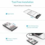 Enclosure Case External HDD SSD 2.5 Micro B USB 3.0 Casing Hardisk Hard Disk Drive Harddisk Laptop - Image 2