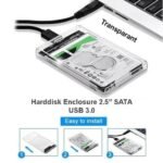 Enclosure Case External HDD SSD 2.5 Micro B USB 3.0 Casing Hardisk Hard Disk Drive Harddisk Laptop - Image 3