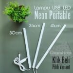 Lampu Meja Baca Neon LED Strip USB 30cm Portable Magnet Tempel 5V DC - Image 3