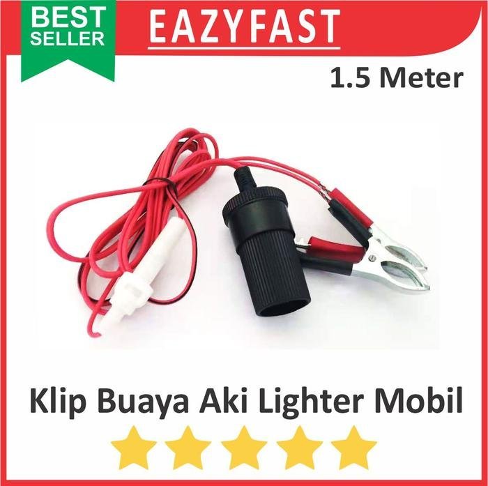 ginee_20250715165544370_5622512962.jpeg Kabel Klip Capit Buaya Aki Motor Lighter Mobil Kabel Jumper Clamp - Image 1