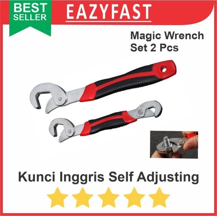 ginee_20241220112625423_5074221932.jpeg Kunci Inggris Ring Pas Multifungsi Self Adjusting Magic Wrench Set - Image 1