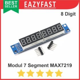 Modul 8 Digit LED Display 7 Seven Segment 7S Driver MAX7219 Max 7219 ESP Arduino Compatible Module