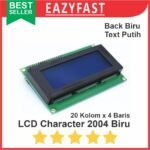 Modul LCD Display Character 2004 20x4 Blue Backlight LED Biru Putih ESP Arduino Compatible Module