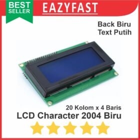 Modul LCD Display Character 2004 20x4 Blue Backlight LED Biru Putih ESP Arduino Compatible Module